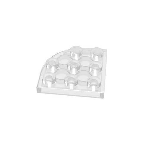 Gobricks,Plate Round Corner 3 x 3,30357