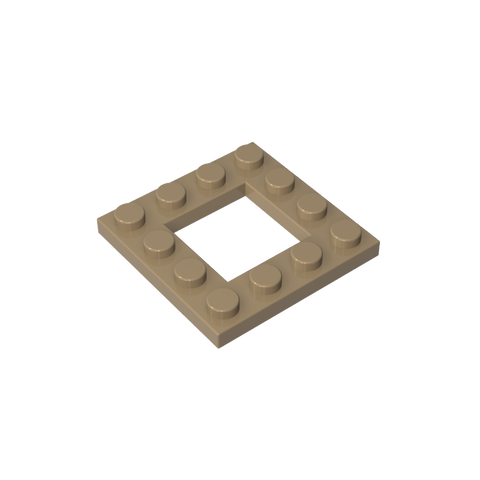Gobricks,Plate Special 4 x 4 with 2 x 2 Cutout,64799