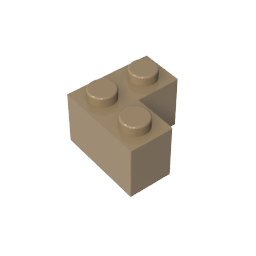 Gobricks ,Brick 2 x 2 Corner,2357