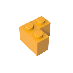 Gobricks ,Brick 2 x 2 Corner,2357