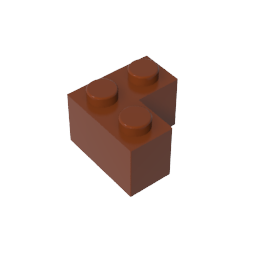 Gobricks ,Brick 2 x 2 Corner,2357