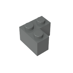 Gobricks ,Brick 2 x 2 Corner,2357