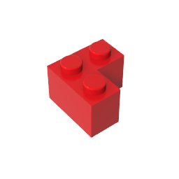 Gobricks ,Brick 2 x 2 Corner,2357