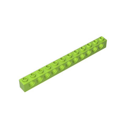 Gobricks,Technic Brick 1 x 12 [11 Holes],3895