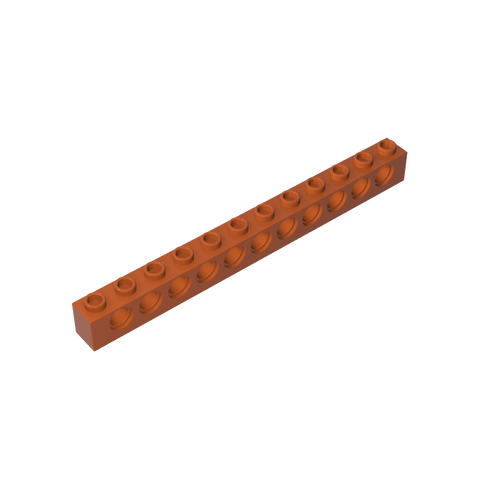 Gobricks,Technic Brick 1 x 12 [11 Holes],3895