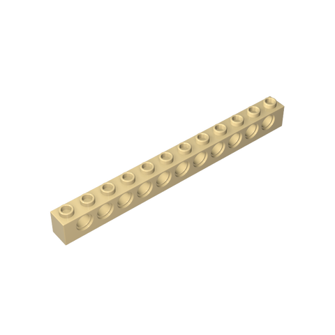 Gobricks,Technic Brick 1 x 12 [11 Holes],3895