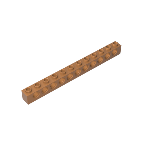 Gobricks,Technic Brick 1 x 12 [11 Holes],3895