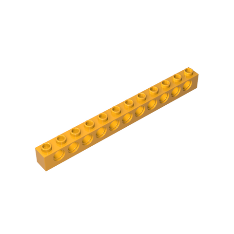 Gobricks,Technic Brick 1 x 12 [11 Holes],3895