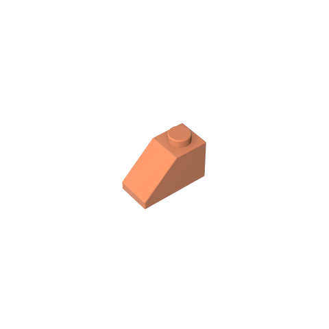 Gobricks,Slope 45° 2 x 1 with Bottom Pin,3040b,3040,3040a,6270,35281
