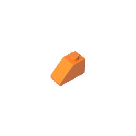 Gobricks,Slope 45° 2 x 1 with Bottom Pin,3040b,3040,3040a,6270,35281