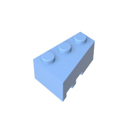 Gobricks ,Wedge 3 x 2 Right,6564