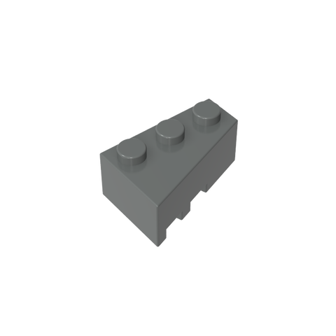 Gobricks,Wedge 3 x 2 Right,6564