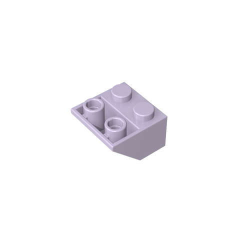 Gobricks,Slope Inverted 45° 2 x 2 [Ovoid Bottom Pin, Bar-sized Stud Holes],3660,3660a,3660b,76959