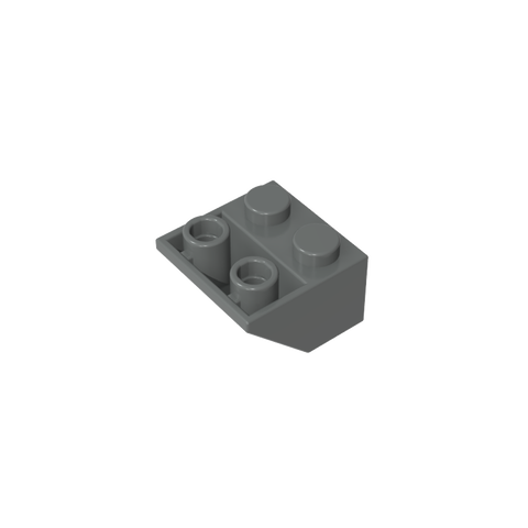 Gobricks,Slope Inverted 45° 2 x 2 [Ovoid Bottom Pin, Bar-sized Stud Holes],3660,3660a,3660b,76959
