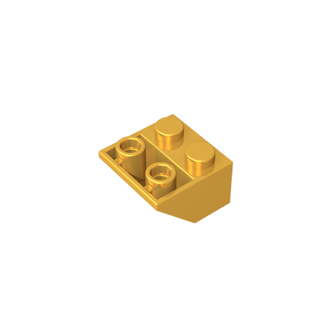 Gobricks,Slope Inverted 45° 2 x 2 [Ovoid Bottom Pin, Bar-sized Stud Holes],3660,3660a,3660b,76959