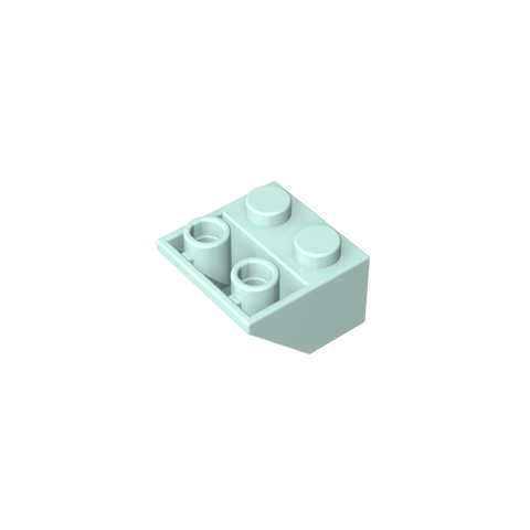 Gobricks,Slope Inverted 45° 2 x 2 [Ovoid Bottom Pin, Bar-sized Stud Holes],3660,3660a,3660b,76959