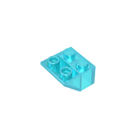 Gobricks,Slope Inverted 45° 2 x 2 [Ovoid Bottom Pin, Bar-sized Stud Holes],3660,3660a,3660b,76959
