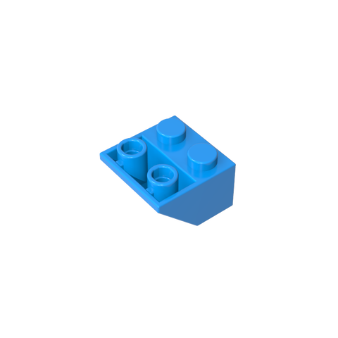 Gobricks,Slope Inverted 45° 2 x 2 [Ovoid Bottom Pin, Bar-sized Stud Holes],3660,3660a,3660b,76959