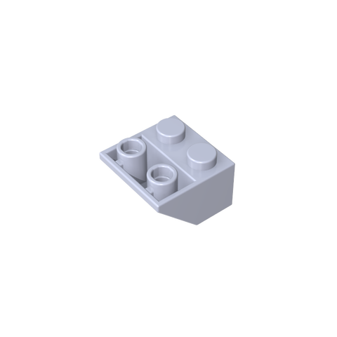Gobricks,Slope Inverted 45° 2 x 2 [Ovoid Bottom Pin, Bar-sized Stud Holes],3660,3660a,3660b,76959