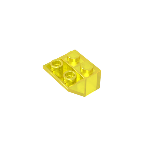 Gobricks,Slope Inverted 45° 2 x 2 [Ovoid Bottom Pin, Bar-sized Stud Holes],3660,3660a,3660b,76959