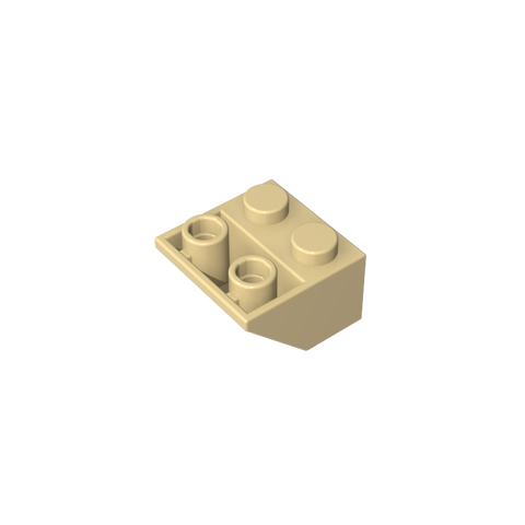 Gobricks,Slope Inverted 45° 2 x 2 [Ovoid Bottom Pin, Bar-sized Stud Holes],3660,3660a,3660b,76959