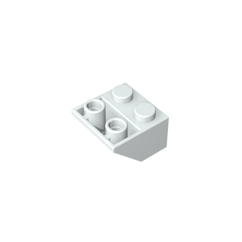Gobricks,Slope Inverted 45° 2 x 2 [Ovoid Bottom Pin, Bar-sized Stud Holes],3660,3660a,3660b,76959