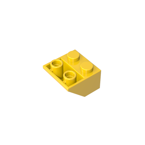 Gobricks,Slope Inverted 45° 2 x 2 [Ovoid Bottom Pin, Bar-sized Stud Holes],3660,3660a,3660b,76959