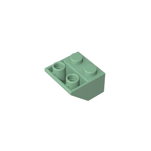 Gobricks,Slope Inverted 45° 2 x 2 [Ovoid Bottom Pin, Bar-sized Stud Holes],3660,3660a,3660b,76959