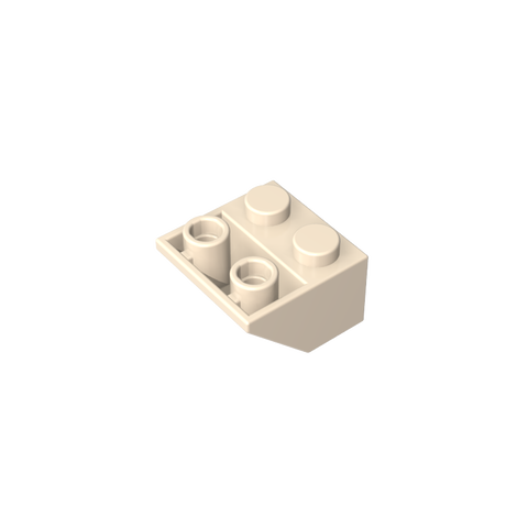 Gobricks,Slope Inverted 45° 2 x 2 [Ovoid Bottom Pin, Bar-sized Stud Holes],3660,3660a,3660b,76959