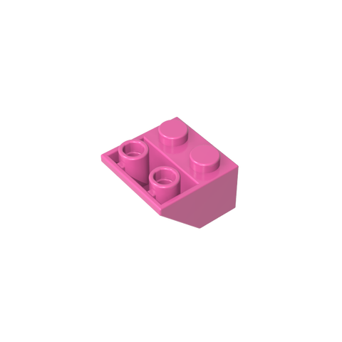 Gobricks,Slope Inverted 45° 2 x 2 [Ovoid Bottom Pin, Bar-sized Stud Holes],3660,3660a,3660b,76959