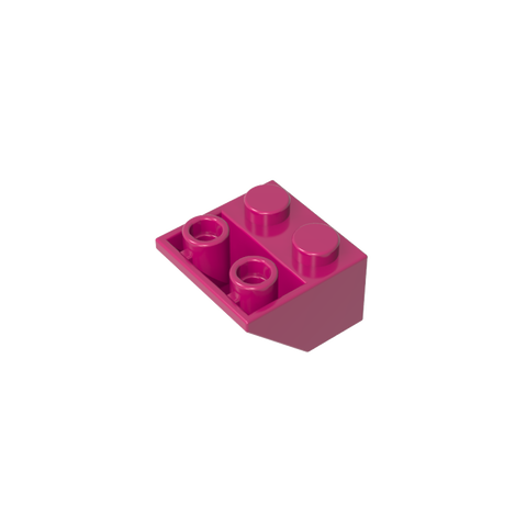 Gobricks,Slope Inverted 45° 2 x 2 [Ovoid Bottom Pin, Bar-sized Stud Holes],3660,3660a,3660b,76959
