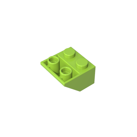Gobricks,Slope Inverted 45° 2 x 2 [Ovoid Bottom Pin, Bar-sized Stud Holes],3660,3660a,3660b,76959