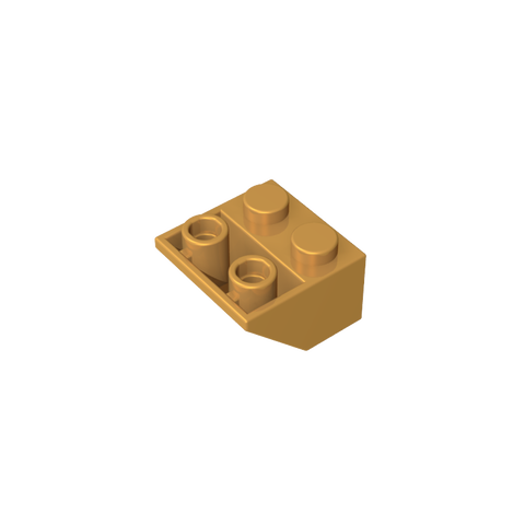 Gobricks,Slope Inverted 45° 2 x 2 [Ovoid Bottom Pin, Bar-sized Stud Holes],3660,3660a,3660b,76959