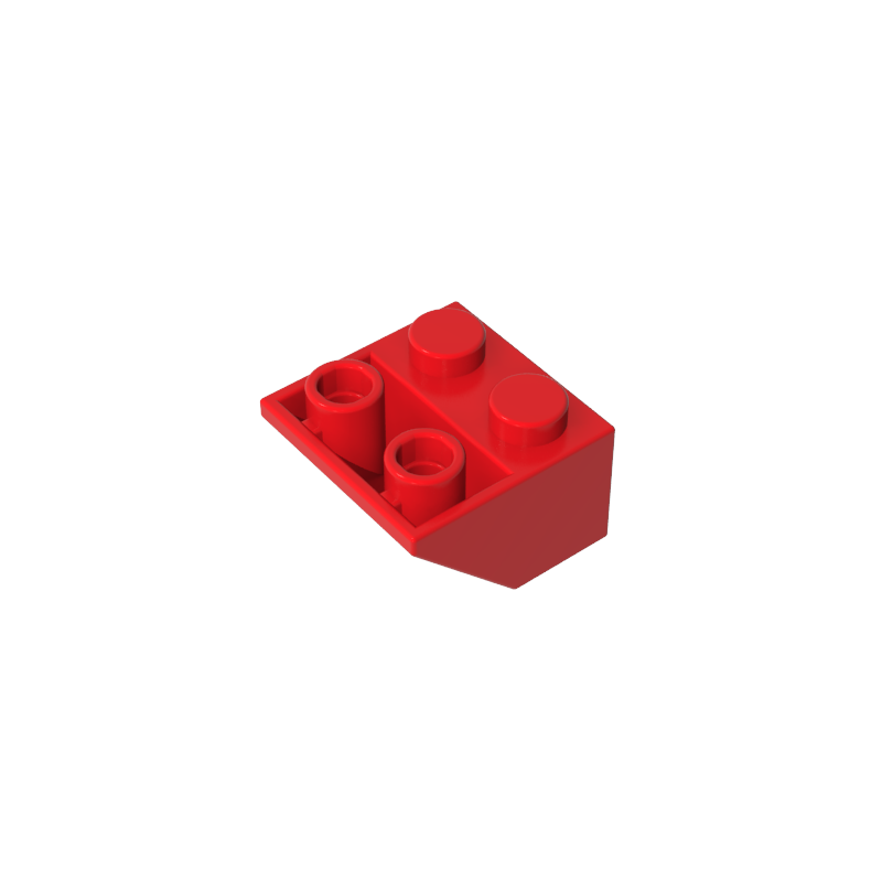 Gobricks,Slope Inverted 45° 2 x 2 [Ovoid Bottom Pin, Bar-sized Stud Holes],3660,3660a,3660b,76959