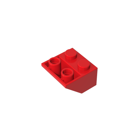 Gobricks,Slope Inverted 45° 2 x 2 [Ovoid Bottom Pin, Bar-sized Stud Holes],3660,3660a,3660b,76959