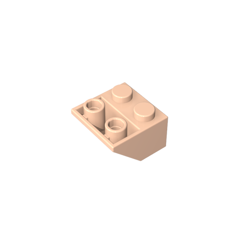 Gobricks,Slope Inverted 45° 2 x 2 [Ovoid Bottom Pin, Bar-sized Stud Holes],3660,3660a,3660b,76959
