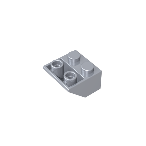 Gobricks,Slope Inverted 45° 2 x 2 [Ovoid Bottom Pin, Bar-sized Stud Holes],3660,3660a,3660b,76959