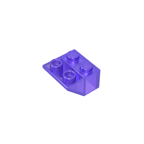 Gobricks,Slope Inverted 45° 2 x 2 [Ovoid Bottom Pin, Bar-sized Stud Holes],3660,3660a,3660b,76959