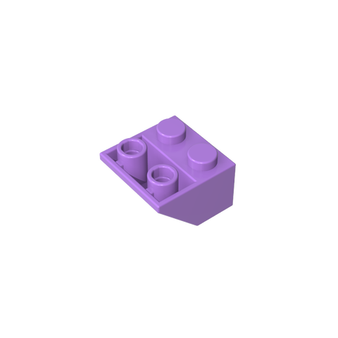 Gobricks,Slope Inverted 45° 2 x 2 [Ovoid Bottom Pin, Bar-sized Stud Holes],3660,3660a,3660b,76959