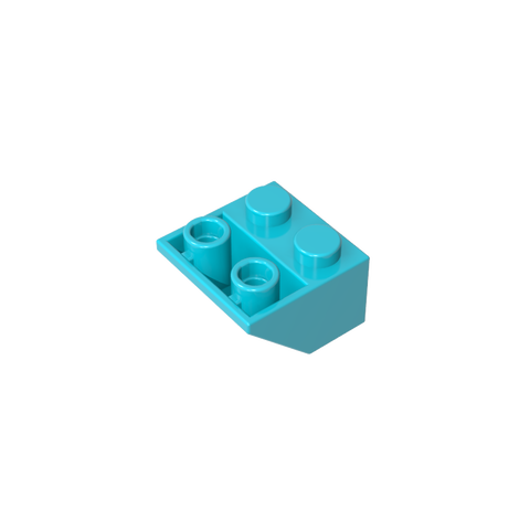 Gobricks,Slope Inverted 45° 2 x 2 [Ovoid Bottom Pin, Bar-sized Stud Holes],3660,3660a,3660b,76959