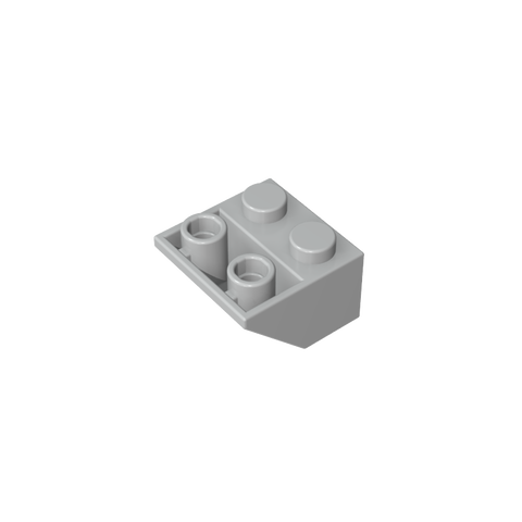 Gobricks,Slope Inverted 45° 2 x 2 [Ovoid Bottom Pin, Bar-sized Stud Holes],3660,3660a,3660b,76959