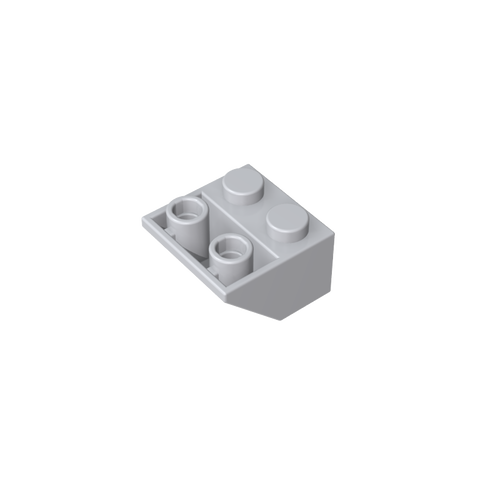 Gobricks,Slope Inverted 45° 2 x 2 [Ovoid Bottom Pin, Bar-sized Stud Holes],3660,3660a,3660b,76959