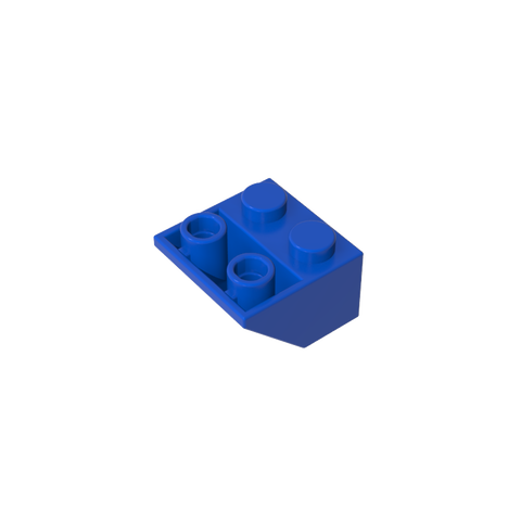 Gobricks,Slope Inverted 45° 2 x 2 [Ovoid Bottom Pin, Bar-sized Stud Holes],3660,3660a,3660b,76959