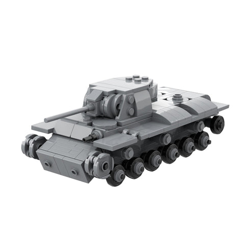 (Gobricks version)MOC-141990  WW2 KV-1 Soviet Heavy Tank