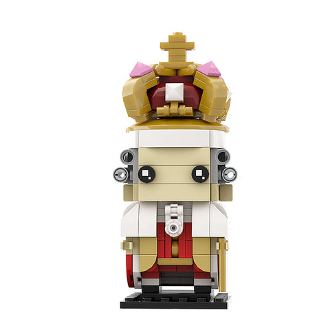 (Gobricks version) 231pcs MOC-136828 King George III Brickheadz