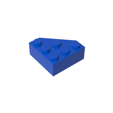 Gobricks,Wedge 3 x 3 Cut Corner,30505