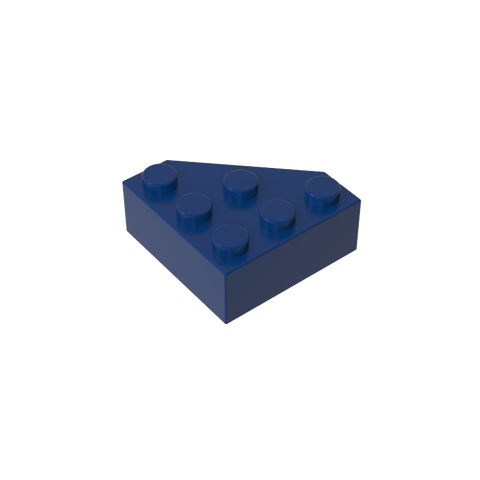 Gobricks,Wedge 3 x 3 Cut Corner,30505