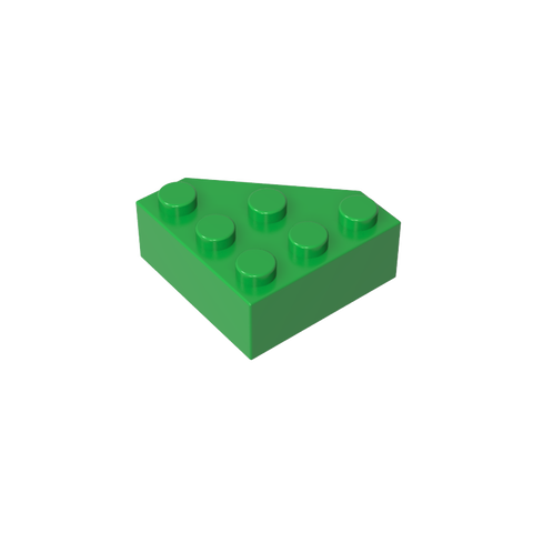 Gobricks,Wedge 3 x 3 Cut Corner,30505
