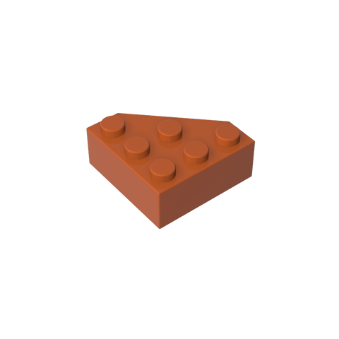Gobricks,Wedge 3 x 3 Cut Corner,30505