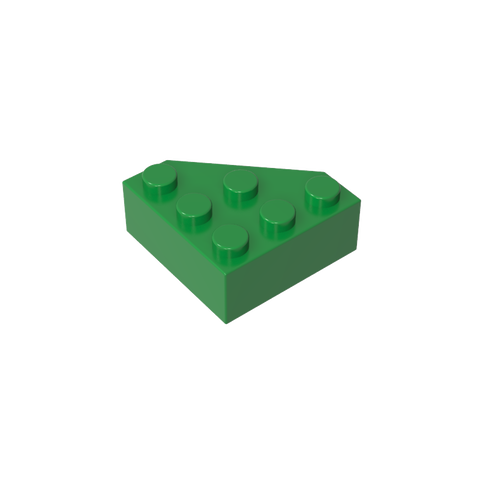 Gobricks,Wedge 3 x 3 Cut Corner,30505